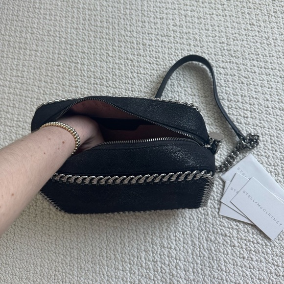 Stella McCartney black camera bag crossbody or shoulder bag - Picture 8 of 16